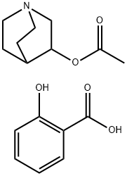 (4S)-QUINUCLIDIN-3-YL ACETATE 2-HYDROXYBENZOATE