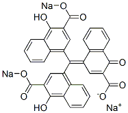 4-[Bis[4-hydroxy-3-(sodiooxycarbonyl)-1-naphthalenyl]methylene]-1,4-dihydro-1-oxonaphthalene-2-carboxylic acid sodium salt