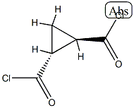 1,2-Cyclopropanedicarbonyl dichloride, (1R,2R)-rel- (9CI)
