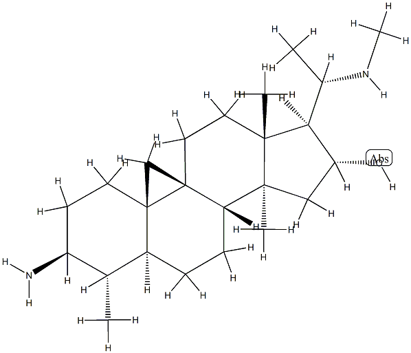 (9β,20S)-3β-Amino-4α,14α-dimethyl-20-methylamino-9,19-cyclo-5α-pregnan-16α-ol