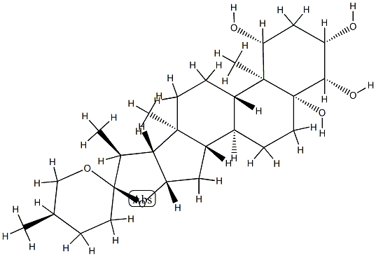 (25R)-5β-Spirostane-1β,3β,4β,5-tetrol