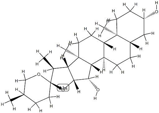 (25R)-5α-Spirostane-3β,15β-diol