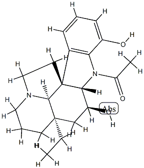 1-Acetylaspidospermidine-3α,17-diol
