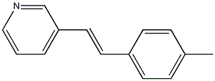 (E)-3-(2-(4-Methylphenyl)ethenylpyridine