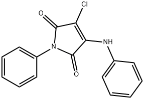 1H-Pyrrole-2,5-dione, 3-chloro-1-phenyl-4-(phenylamino)-