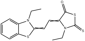 (4Z)-3-Ethyl-4-[(2Z)-2-(3-ethyl-1,3-benzothiazol-2(3H)-ylidene)ethylid ene]-2-thioxo-1,3-thiazolidin-5-one