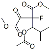 dimethyl 2-(1-acetyloxy-2-methyl-propyl)-2-fluoro-3-oxo-butanedioate