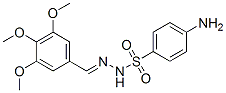4-amino-N-[(3,4,5-trimethoxyphenyl)methylideneamino]benzenesulfonamide