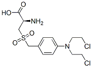 3-[[[4-[Bis(2-chloroethyl)amino]phenyl]methyl]sulfonyl]-L-alanine