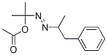 2-(1-phenylpropan-2-yldiazenyl)propan-2-yl acetate