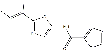 2-Furancarboxamide,N-[5-(1-methyl-1-propenyl)-1,3,4-thiadiazol-2-yl]-(9CI)