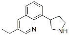 Quinoline, 3-ethyl-8-(3-pyrrolidinyl)- (9CI)