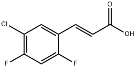 5-氯-2,4-二氟肉桂酸