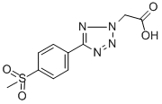2-(CARBOXYMETHYL)-5-(4-METHYLSULFOPHENYL)-TETRAAZOLE