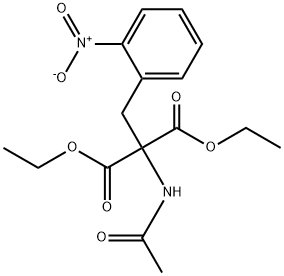 Propanedioic acid,2-(acetylamino)-2-[(2-nitrophenyl)methyl]-, 1,3-diethyl ester