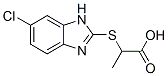 2-[(5-chloro-3H-benzoimidazol-2-yl)sulfanyl]propanoic acid