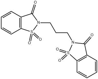 9,9-dioxo-8-[3-(7,9,9-trioxo-9$l^{6}-thia-8-azabicyclo[4.3.0]nona-1,3, 5-trien-8-yl)propyl]-9$l^{6}-thia-8-azabicyclo[4.3.0]nona-1,3,5-trien- 7-one