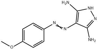 4-[(E)-2-(4-methoxyphenyl)diazenyl]-1H-pyrazole-3,5-diamine