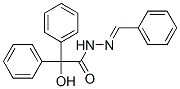 N-(benzylideneamino)-2-hydroxy-2,2-diphenyl-acetamide