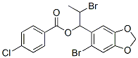 [2-bromo-1-(6-bromobenzo[1,3]dioxol-5-yl)propyl] 4-chlorobenzoate