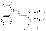 2-[2-(乙酰基苯基氨基)乙烯基]-3-乙基苯并恶唑鎓碘化物
