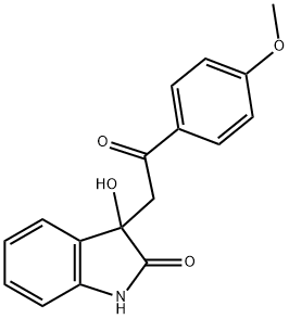 3-hydroxy-3-[2-(4-methoxyphenyl)-2-oxoethyl]-1H-indol-2-one