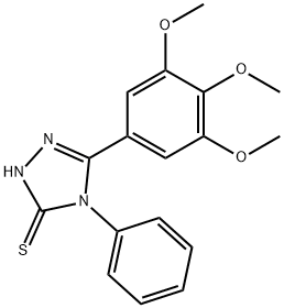 4-苯基-5-(3,4,5-三甲氧基苯基)-4H-1,2,4-三唑-3-硫醇