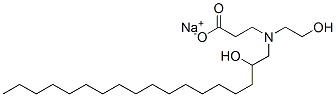 sodium N-(2-hydroxyethyl)-N-(2-hydroxyoctadecyl)-beta-alaninate