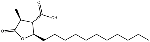 (2R,3S,4S)-2-Undecyl-4-methyl-5-oxotetrahydrofuran-3-carboxylic acid