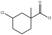 Cyclohexanecarbonyl chloride, 3-chloro-1-methyl- (9CI)