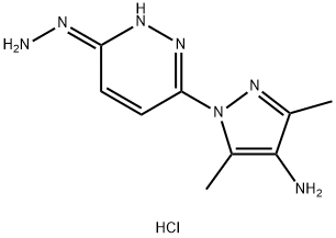 3-Hydrazino-6-(3,5-dimethyl-4-amino-1-pyrazolyl)pyridazine dihydrochlo ride