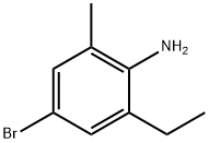 BenzenaMine, 4-broMo-2-ethyl-6-Methyl-