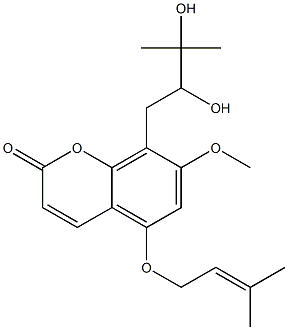 (+)-8-(2,3-Dihydroxy-3-methylbutyl)-7-methoxy-5-[(3-methyl-2-butenyl)oxy]-2H-1-benzopyran-2-one