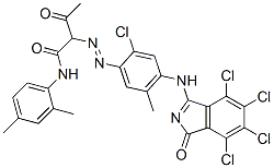 2-[[2-Chloro-5-methyl-4-[(1-oxo-4,5,6,7-tetrachloro-1H-isoindol-3-yl)amino]phenyl]azo]-3-oxo-N-(2,4-dimethylphenyl)butanamide