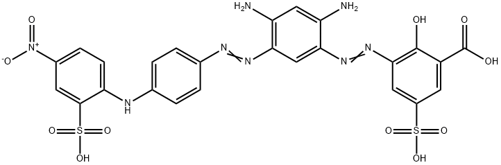 3-[[2,4-diamino-5-[[4-(4-nitro-2-sulphoanilino)phenyl]azo]phenyl]azo]-5-sulphosalicylic acid