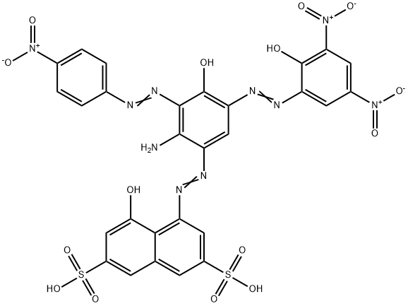 4-[[2-amino-4-hydroxy-5-[(2-hydroxy-3,5-dinitrophenyl)azo]-3-[(4-nitrophenyl)azo]phenyl]azo]-5-hydroxynaphthalene-2,7-disulphonic acid