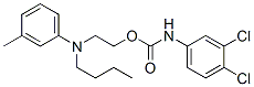 2-[butyl(3-methylphenyl)amino]ethyl (3,4-dichlorophenyl)carbamate