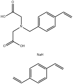 N-羧甲基-N-[(4-乙苯基)甲基]-氨基乙酸二钠盐和1,4-二乙烯苯聚合物