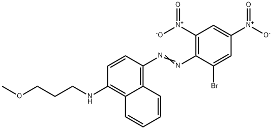 4-[(2-bromo-4,6-dinitrophenyl)azo]-N-(3-methoxypropyl)naphthalen-1-amine