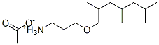 3-[(2,4,6-trimethylheptyl)oxy]propylammonium acetate