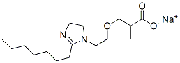 sodium 3-[2-(2-heptyl-4,5-dihydro-1H-imidazol-1-yl)ethoxy]isobutyrate