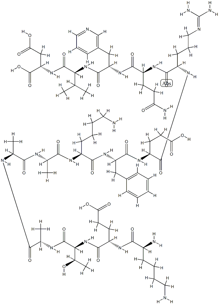 ribonuclease S-peptide (1-14), 12-(beta-(3-pyridyl)-Ala)-