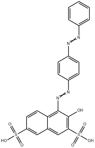 3-Hydroxy-4-[4-(phenylazo)phenylazo]-2,7-naphthalenedisulfonic acid