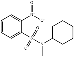 N-cyclohexyl-N-methyl-2-nitrobenzenesulphonamide