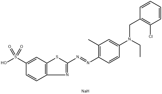 sodium 2-[[4-[(2-chlorobenzyl)ethylamino]-m-tolyl]azo]benzothiazole-6-sulphonate