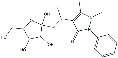 N-(2-(5-hydroxymethyl-2,3,4,5-tetrahydro-2,3,4-trihydroxy)furyl)methyl-N-methylantipyrine
