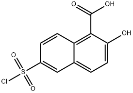 6-(chlorosulphonyl)-2-hydroxy-1-naphthoic acid
