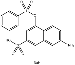 7-Amino-4-[(phenylsulfonyl)oxy]-2-naphthalenesulfonic acid sodium salt