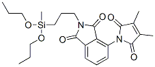 3-(2,5-dihydro-3,4-dimethyl-2,5-dioxo-1H-pyrrol-1-yl)-N-[3-(methyldipropoxysilyl)propyl]phthalimide