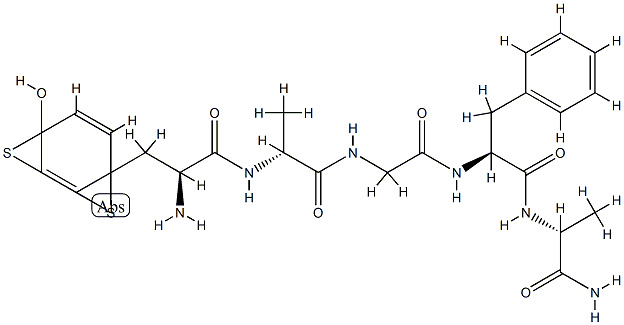 enkephalin, Cys(2)-CysNH2(5)-